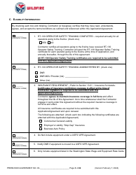 Pre-season Application and Agreement Operations - Washington, Page 3