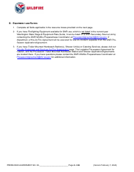 Pre-season Application and Agreement Operations - Washington, Page 4