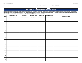 Formulario DDD-2121A-S Suplemento De Plan De Servicio Centrado En La Persona (Pcsp) Para El Plan Individualizado De Servicio Familiar (Ifsp) - Arizona (Spanish), Page 20
