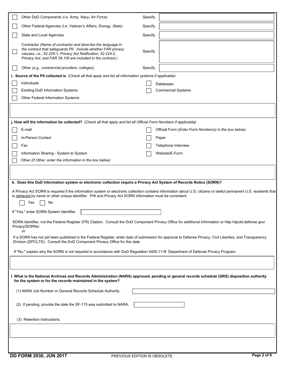 DD Form 2930 - Fill Out, Sign Online and Download Fillable PDF ...