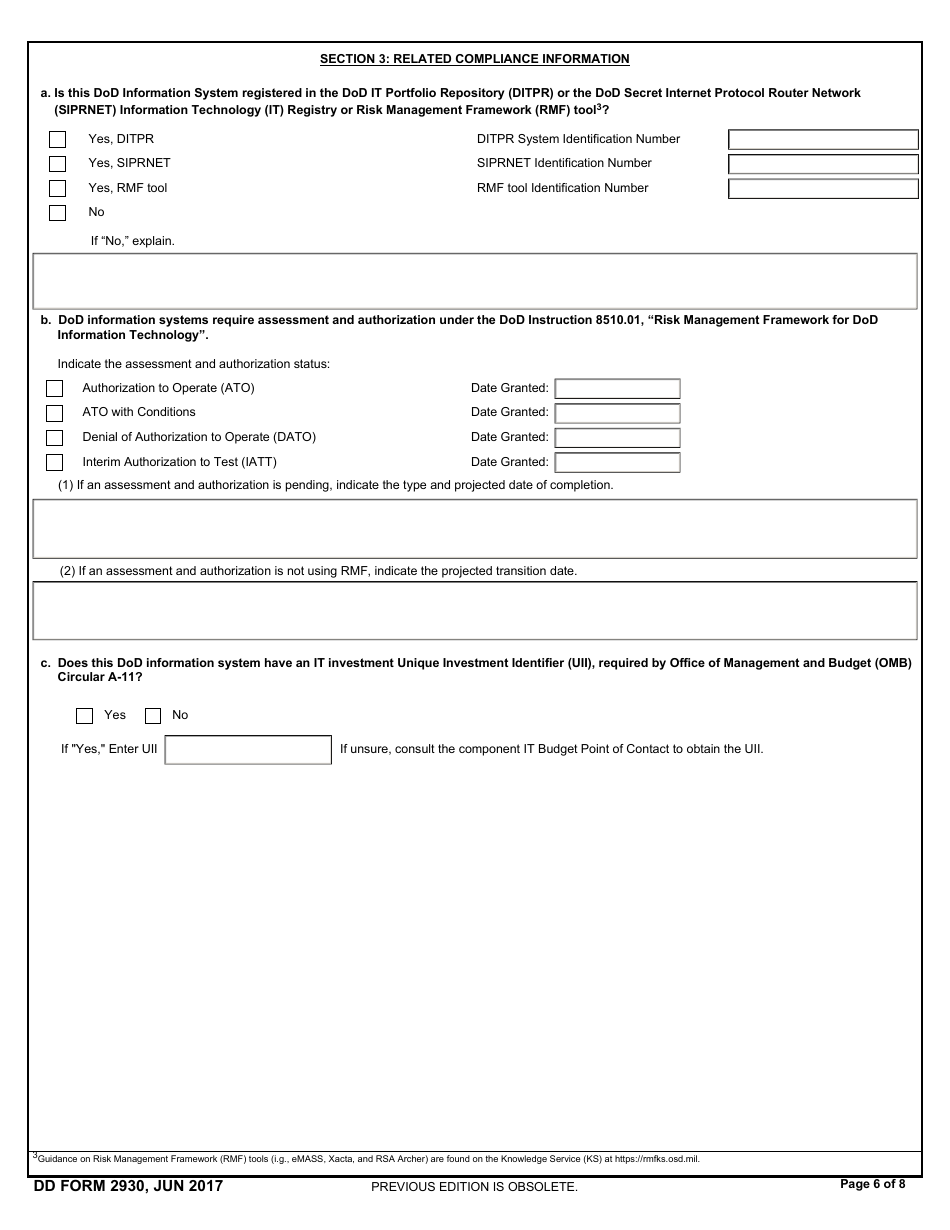 DD Form 2930 - Fill Out, Sign Online and Download Fillable PDF ...