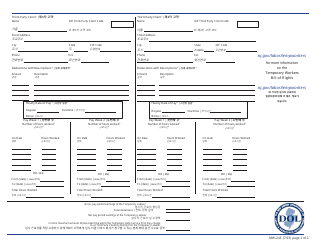 Form MW-24S Temporary Laborer Itemized Statement of Earnings, Hours &amp; Deductions - New Jersey (English/Korean), Page 2