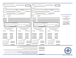 Form MW-24S Temporary Laborer Itemized Statement of Earnings, Hours &amp; Deductions - New Jersey (English/Vietnamese), Page 2