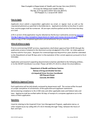 Impaired Driver Care Management Program (Idcmp) Application - New Hampshire, Page 2
