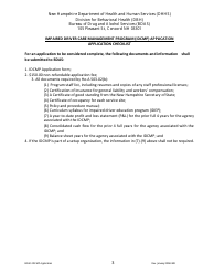 Impaired Driver Care Management Program (Idcmp) Application - New Hampshire, Page 3