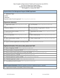 Impaired Driver Care Management Program (Idcmp) Application - New Hampshire, Page 4