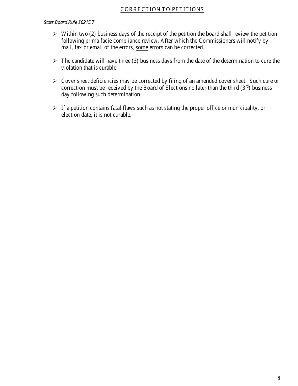 Candidates Petition Running for Office - Warren County, New York, Page 9