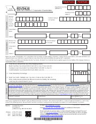 Document preview: Form MO-BTC Bank Tax Credit for S Corporation Shareholders - Missouri