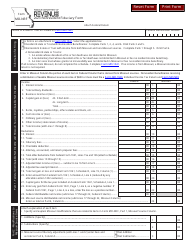 Document preview: Form MO-NRF Nonresident Fiduciary Form - Missouri, 2023