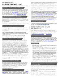 Instructions for Form MO-PTE Pass-Through Entity Income Tax Return - Missouri, Page 2