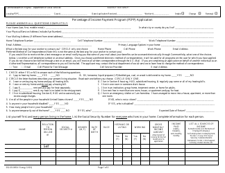 Form 032-03-0650-13-ENG Percentage of Income Payment Program (Pipp) Application - Virginia
