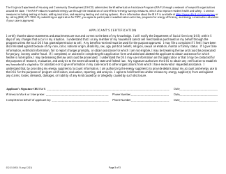 Form 032-03-0650-13-ENG Percentage of Income Payment Program (Pipp) Application - Virginia, Page 3