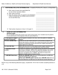 Form MC176 W.1 Stepparent Computation - California, Page 2