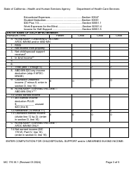 Form MC176 W.1 Stepparent Computation - California, Page 3