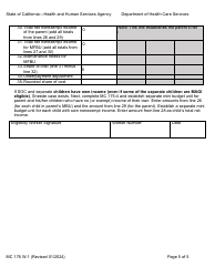 Form MC176 W.1 Stepparent Computation - California, Page 5