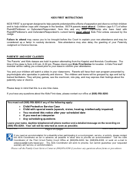 Form 1F-P-787 Notice to Attend the Kids First Program - Hawaii, Page 2