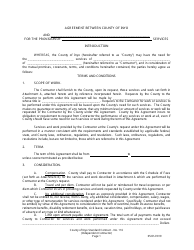 Standard Contract - Inyo County, California