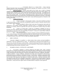 Standard Contract - Inyo County, California, Page 2