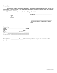 Form 171-452 Mortgage Foreclosure Summons - Lake County, Illinois, Page 2