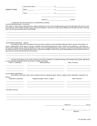 Form 171-452 Mortgage Foreclosure Summons - Lake County, Illinois, Page 3