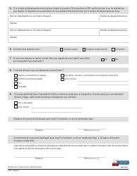 Forme V-3075 Agenda 1 Transport Adapte - Plan D&#039;intervention En Transport - Quebec, Canada (French), Page 2