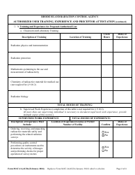 Form MAT-1A(AUD) Authorized User Training, Experience and Preceptor Attestation for Uses Defined Under 9.7.1, 9.7.3, &amp; 9.10.1 of 216-ricr-40-20 - Rhode Island, Page 2