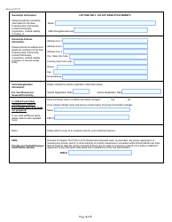 Application for Food Business: Mobile Food Service (Non-profit) - Rhode Island, Page 4