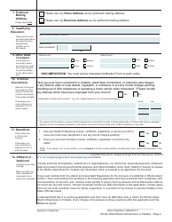 License Application for Podiatrist - Rhode Island, Page 4