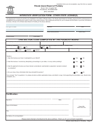 License Application for Podiatrist - Rhode Island, Page 5