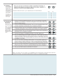 Application for License as a Physician Assistant by Examination/Endorsement/Fcvs - Rhode Island, Page 5