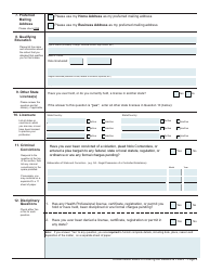 Application for Hearing Aid Dealer/Fitter License - Rhode Island, Page 4