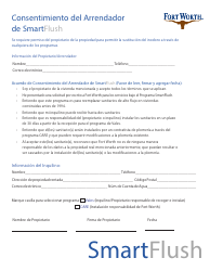 Smartflush Formulario De Solicitud and Consentimiento - Programa De Reemplazo De Sanitarios Para La Conservacion De Agua - City of Fort Worth, Texas (Spanish), Page 4