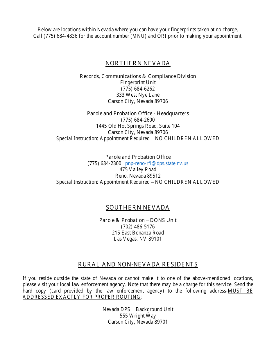 Background Packet - Civilian Condensed (Former Dps Employee) - Nevada, Page 5