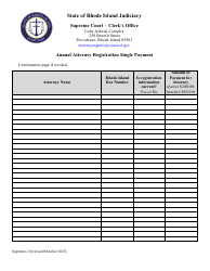 Form Supreme-10 Annual Attorney Registration Single Payment - Rhode Island, Page 2