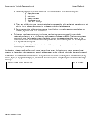 Form ABC-203-MV Music Venue License Acknowledgment - California, Page 2