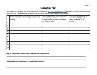 Exhibit 1 Healthy Built Environments Work and Evaluation Plans - Tennessee, Page 4