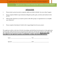 Attachment 1 Application for Tcapes Psychiatry Consultation Project - Tennessee, Page 2