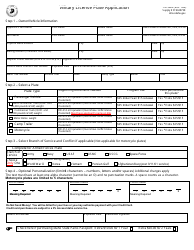 Form ITD2682 Military License Plate Application - Idaho