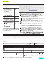 Form 9400-193 Wisconsin Boat Registration and Titling Application - Wisconsin, Page 2