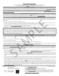 Form 2385 Notice of Suspension or Revocation of Your Driving Privilege - Sample - Missouri, Page 2