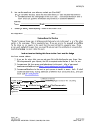 Form CN-306 Request for Appointed Attorney (Lawyer) for Child - Alaska, Page 2