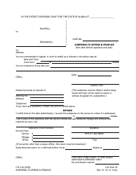 Form CIV-110 - Fill Out, Sign Online and Download Fillable PDF, Alaska ...