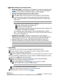 Form DR-358 Response to Motion for Payment of Children&#039;s Health Care Expenses - Alaska, Page 2