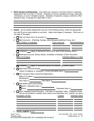 Form PG-100 Petition for Appointment of a Guardian for an Adult - Alaska, Page 7