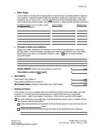 Form PG-230 Final Conservatorship Report - Alaska, Page 10