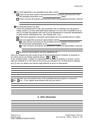 Form PG-230 Final Conservatorship Report - Alaska, Page 11