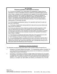Form PG-525 Instructions for Emergency Guardianship Petition - Alaska, Page 3