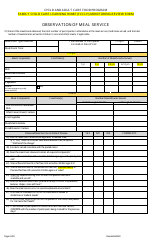 Family Child Care Learning Home (Fcclh) Monitoring Review Form - Child and Adult Care Food Program - Georgia (United States), Page 4
