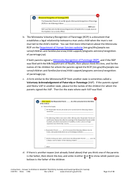 Form CHC701 Instructions - Answer to Petition to Establish Third Party Custody of a Child and Counterpetition for Custody - Minnesota, Page 13