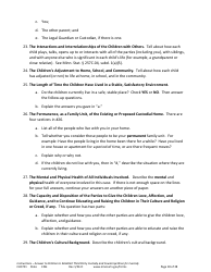 Form CHC701 Instructions - Answer to Petition to Establish Third Party Custody of a Child and Counterpetition for Custody - Minnesota, Page 18